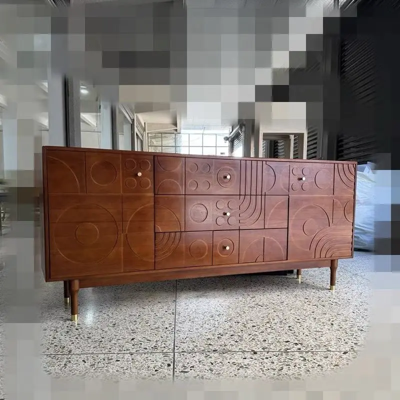 خشب البقس المستورد فن الشمال الإبداعي الفرنسي في العصور الوسطى الرجعية الرياح الخشب الصلب نحت عناصر زهرة باب مزدوج