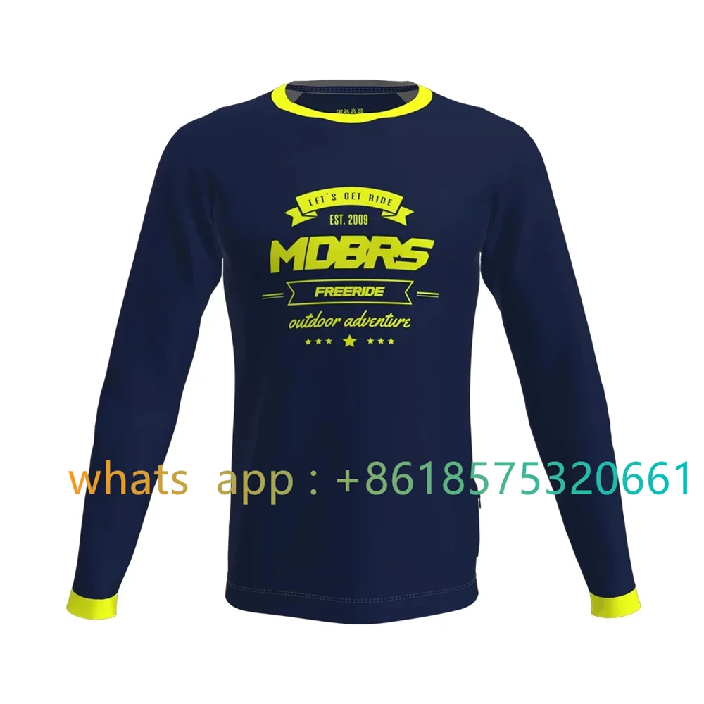 

mdbrs Mtb racing Motocross Jersey Bicycle Bmx Mountain Downhill Bike long sleeves mountain bike Racing Shirts Cycling Jerseys Dh