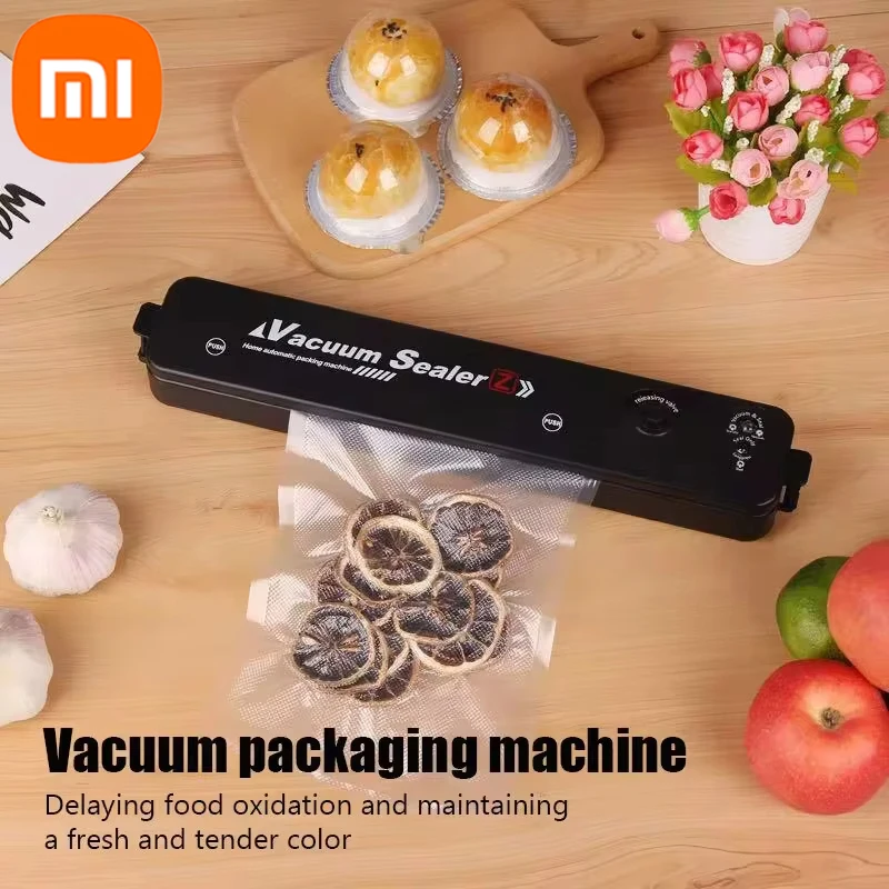 Xiaomi Food Vacuum Sealer Packaging Machine with 30cm Sealing Household Kitchen Food Vacuum Sealing for Food Preservation New