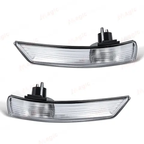 자동차 백미러 회전 신호등 포드 포커스 2012-2018용 포드 몬데오 2007-2013용 측면 표시등 전구 없음