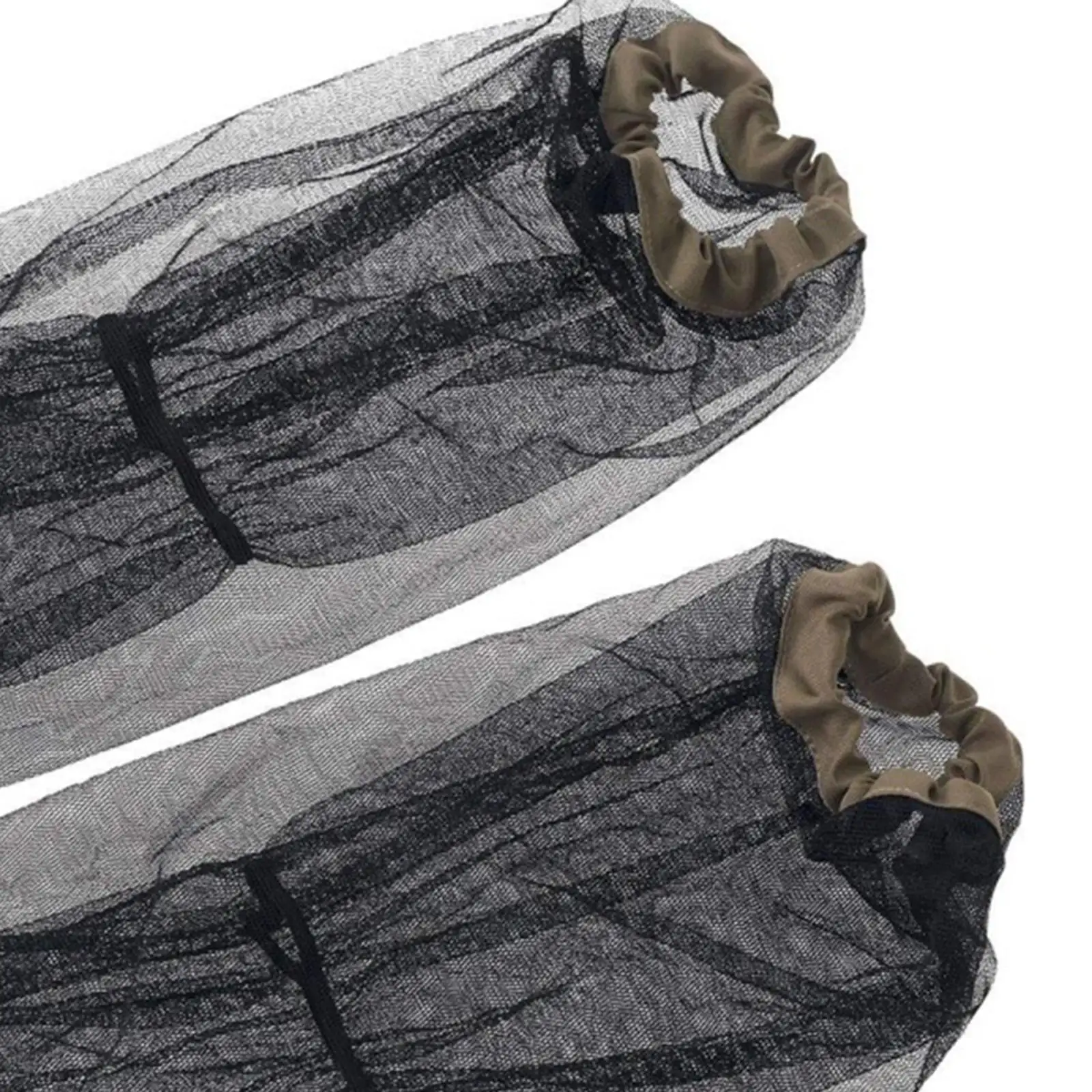 Outdoor Mosquito Proof Arm Sleeves for Fishing Camping Hiking with Elastic Comfort Fit Lightweight Mesh Fabric