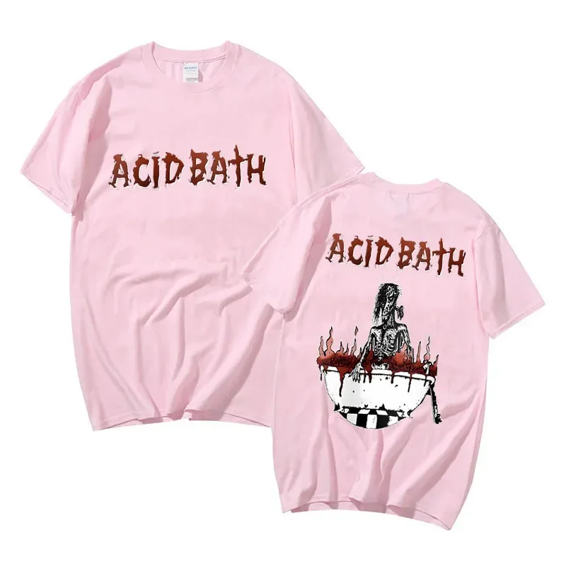 Rock Band The Acid Bath Demos Album Double Sided Print T-shirts