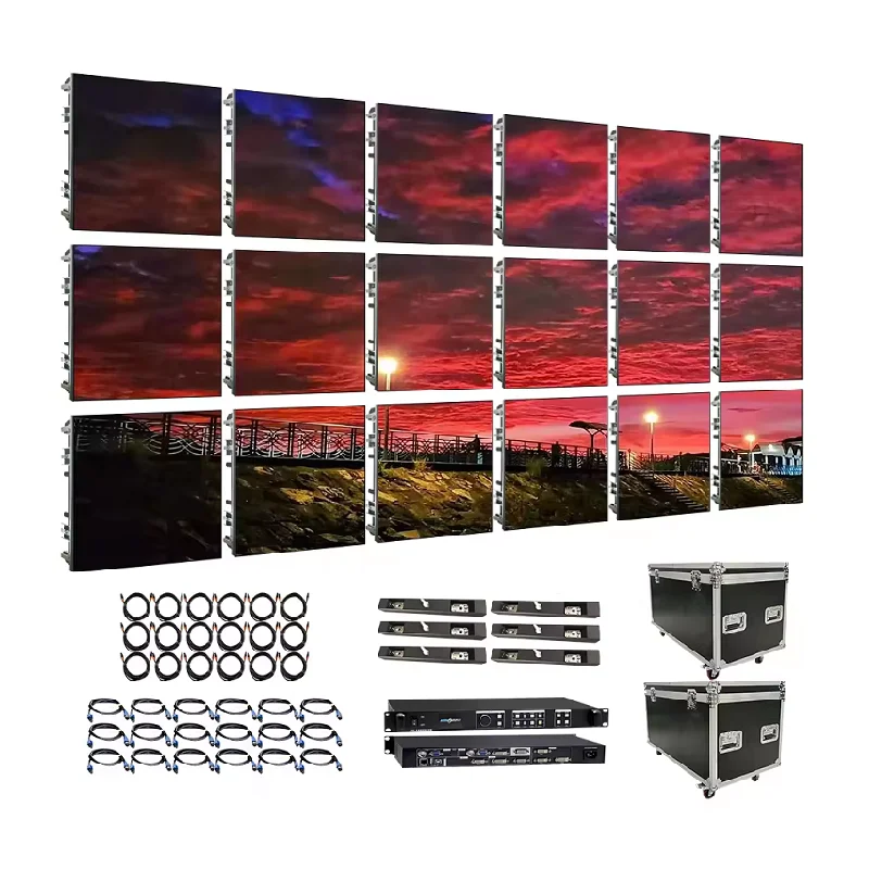 Waterproof Outdoor P2.604 P2.976 P3.91 Rental Concert Stage Background Wedding Party LED Display Screen