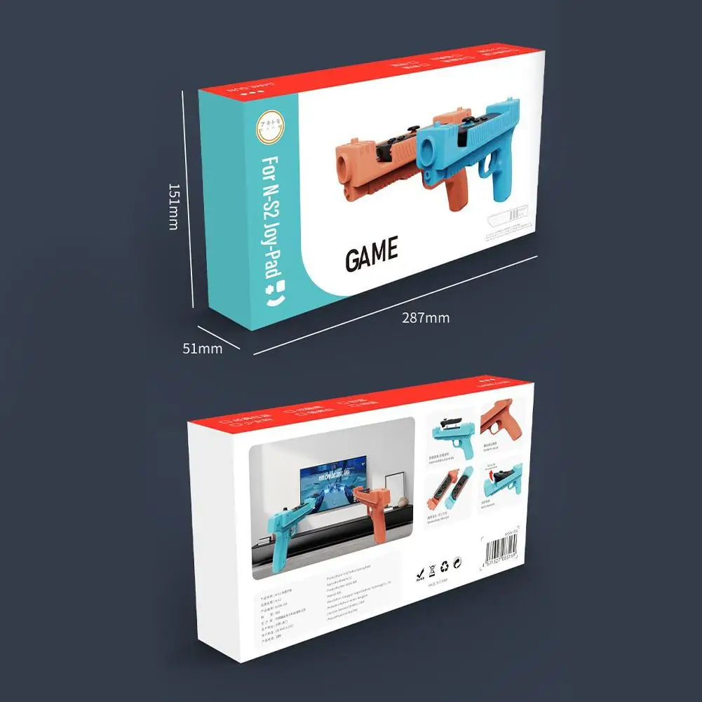 2PCS Controller Shooting Game Stock Gun Shape For Switch 2 Game Accessories Easy Install - Image 6