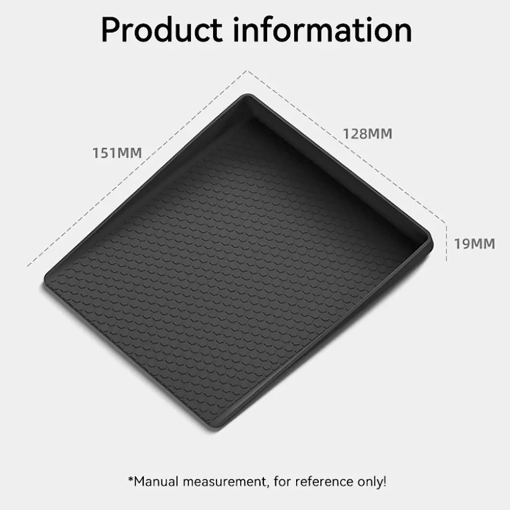For Suzuki Jimny 2024 2025 Center Console Storage Box Central Tray Pad Organizer Stowing Tidying Car Interior Accessories Black - Image 3