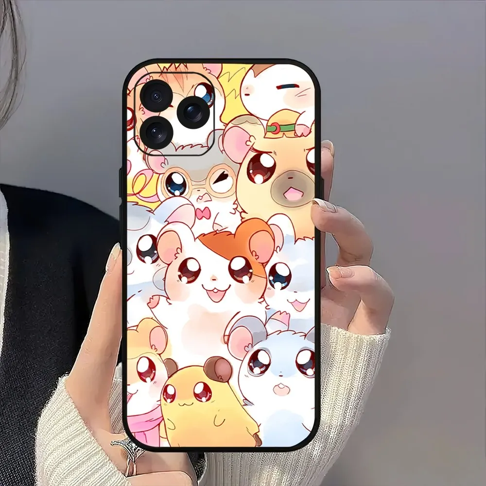 Hamtaro Cute Hamster Kawaii Lovely Phone Case For iPhone 8 14 15 13 12 11 Mini X Xr XS Pro MAX Plus Shell