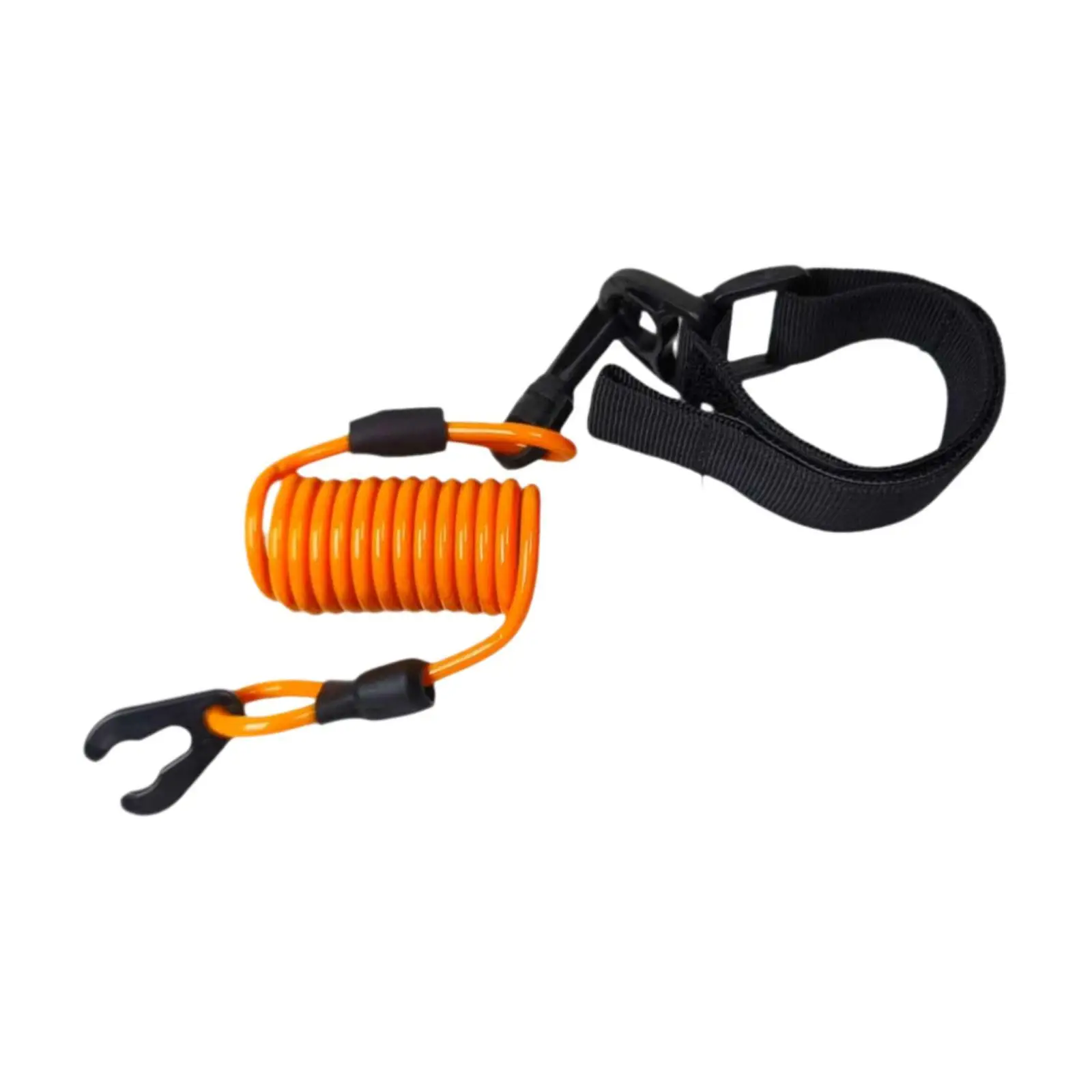 Engine Stop Kill Security Lanyard Emergency Flameout Rope with Wrist Strap Retractable Stop Switch Accessories