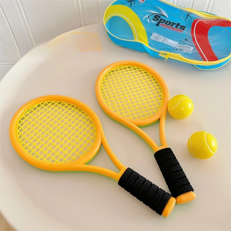 キッズスポーツテニスラケットインタラクティブゲームラケット屋内子供屋外活動親子インタラクションパズルおもちゃボールセット