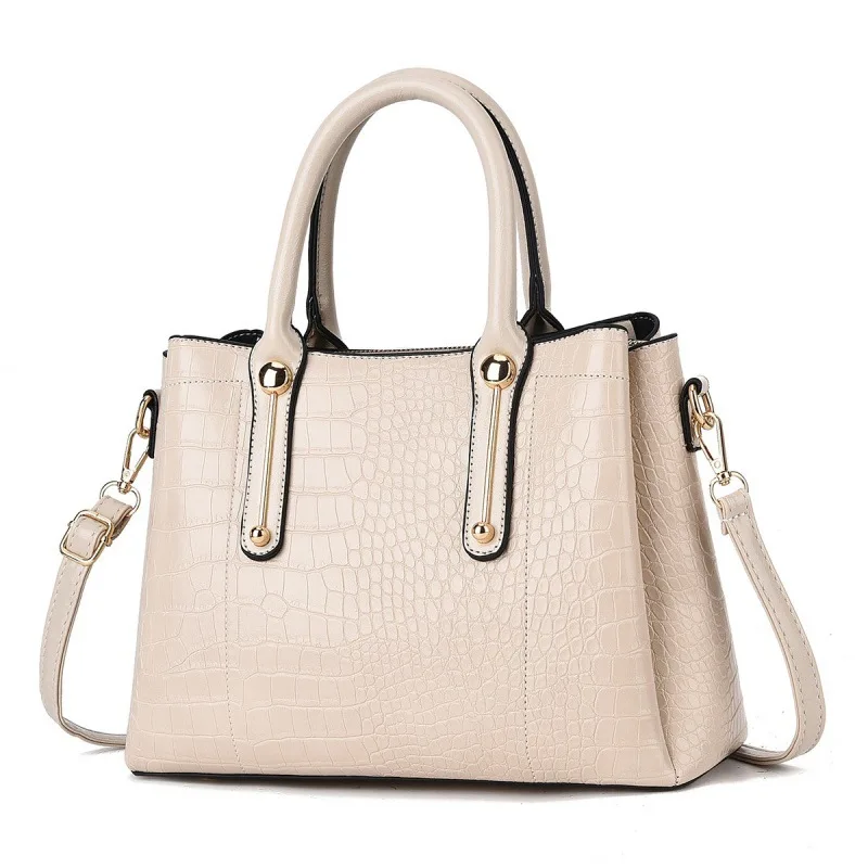 

Chic Trendy Sophisticated Spacious Women's Bag - 3-in-1 Shoulder, Crossbody & Top-Handle Purse