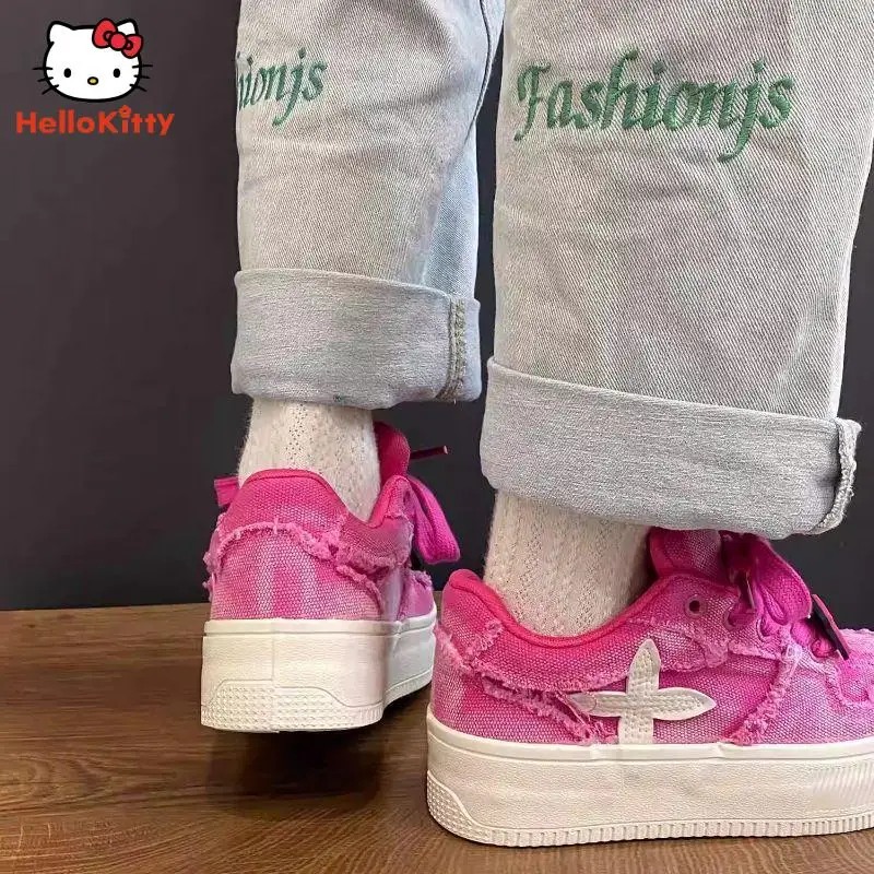 Anime Shoes Cartoon Student scarpe di tela traspiranti Kawaii primavera autunno Sneakers versatili scarpe da corsa antiscivolo scarpe Casual