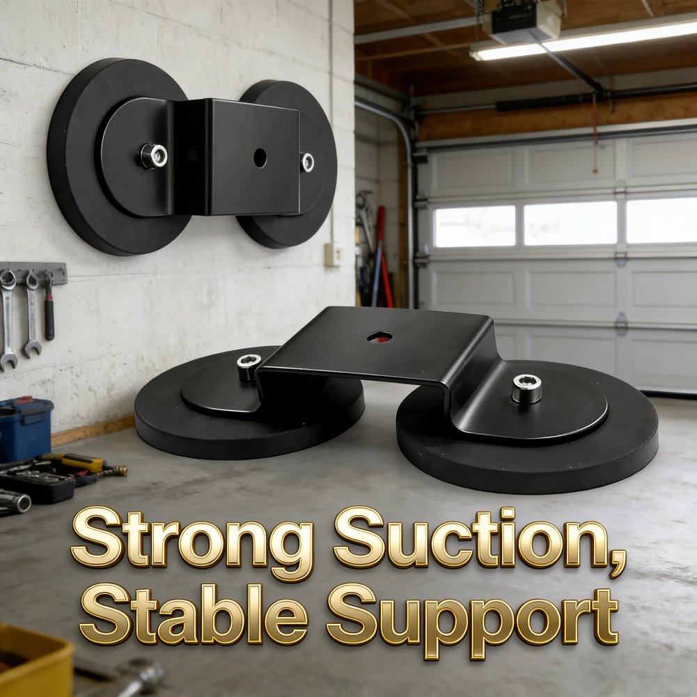 

2PCS Magnetic LED Light Bar Brackets Universal Fit Strong Sucker Holder LED Work Light Bar Holder for Off-Road Vehicles