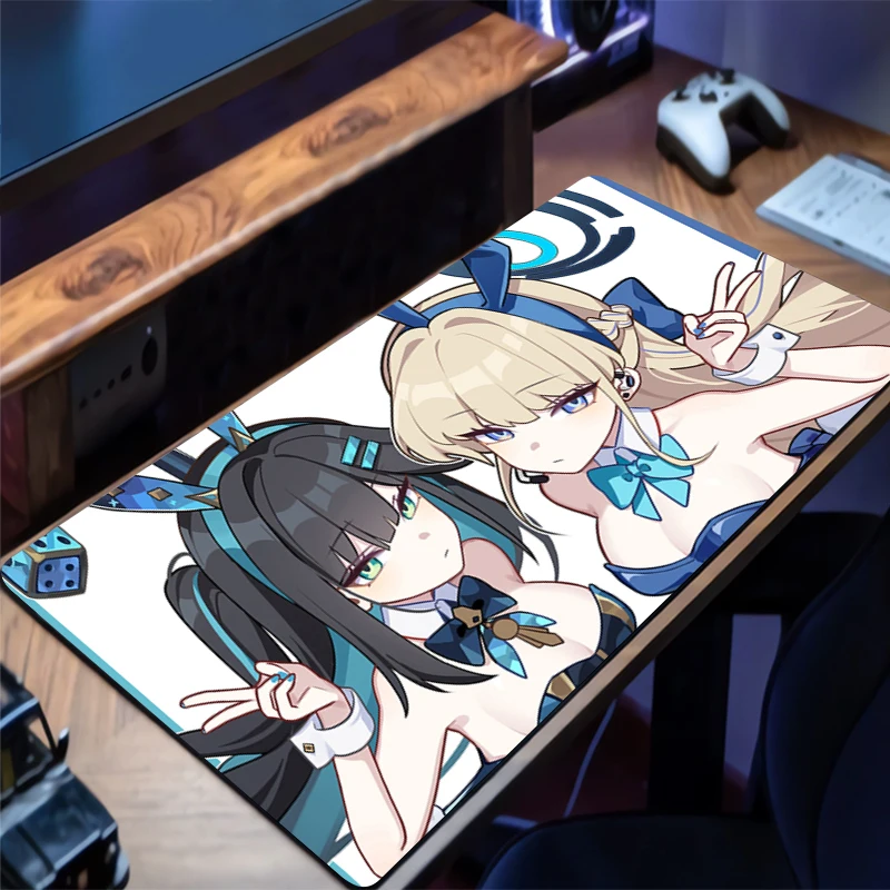 Gaming Mouse Pad Black Survival Eternal Return Office Carpet Mouse Mats Gamer Desk Accessories Computer Pads PC HD game Mousepad