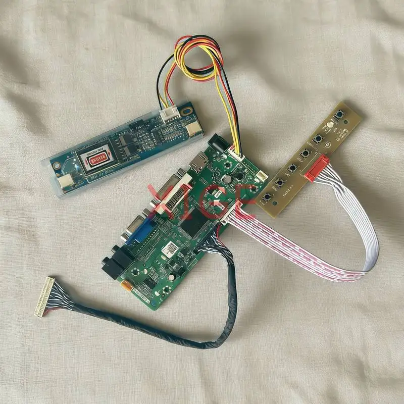 

For MT200LW01 M200O1 LTM200KT03 LM200WD1 Matrix Controller Drive Board DIY Kit 2-CCFL LVDS 30-Pin HDMI+DVI+VGA 1600x900 1600*900