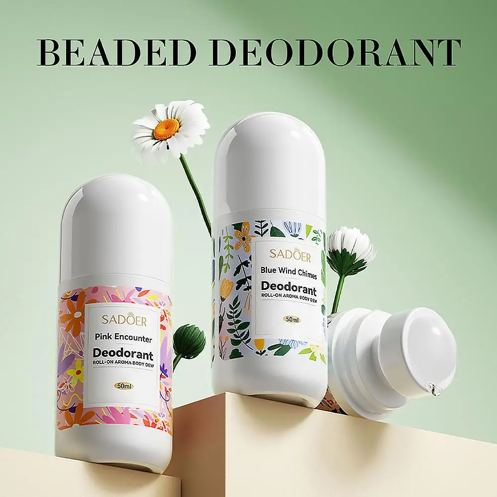Fragancia Corporal en Roll-on, Duradera, Refrescante, con Aroma Floral Natural, Desodorante para Mujeres y Hombres, Fragancia Corporal Portátil