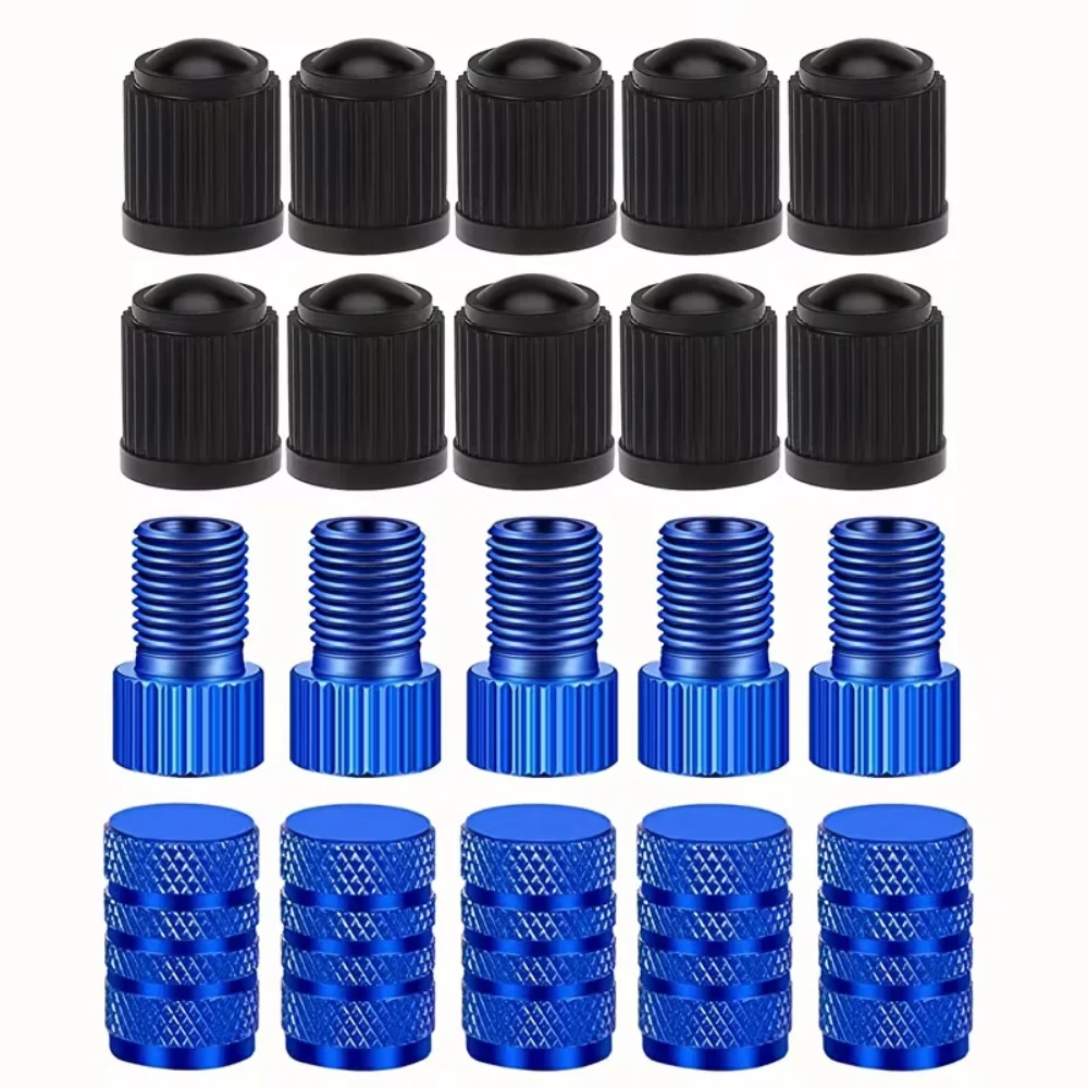 20-Piece Valve Stem Cap Set, Aluminum Alloy Multi-Mode Valve Dust Cover, Suitable for Cars and Motorcycles view 4