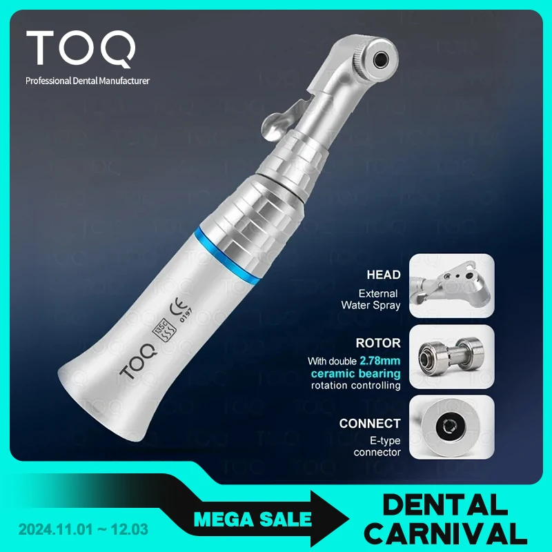 Dental Low Speed Handpiece Tools Against Low Rotation Dental Contra Angle Latch Chuck /Push Button Key Type Low