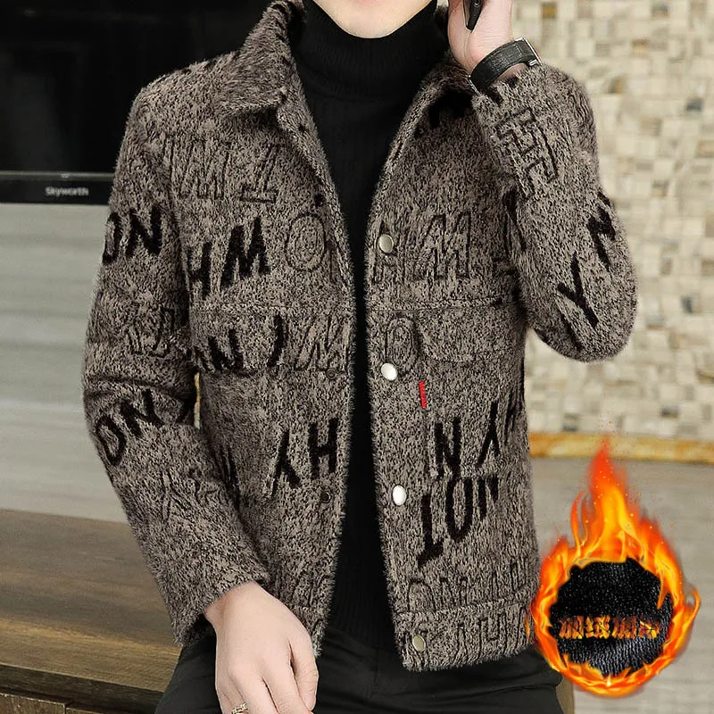 

Мужская куртка Kancheng с флисовой подкладкой и надписями, весна 2023, городской стиль, приталенный крой, длинный рукав, стандартная длина