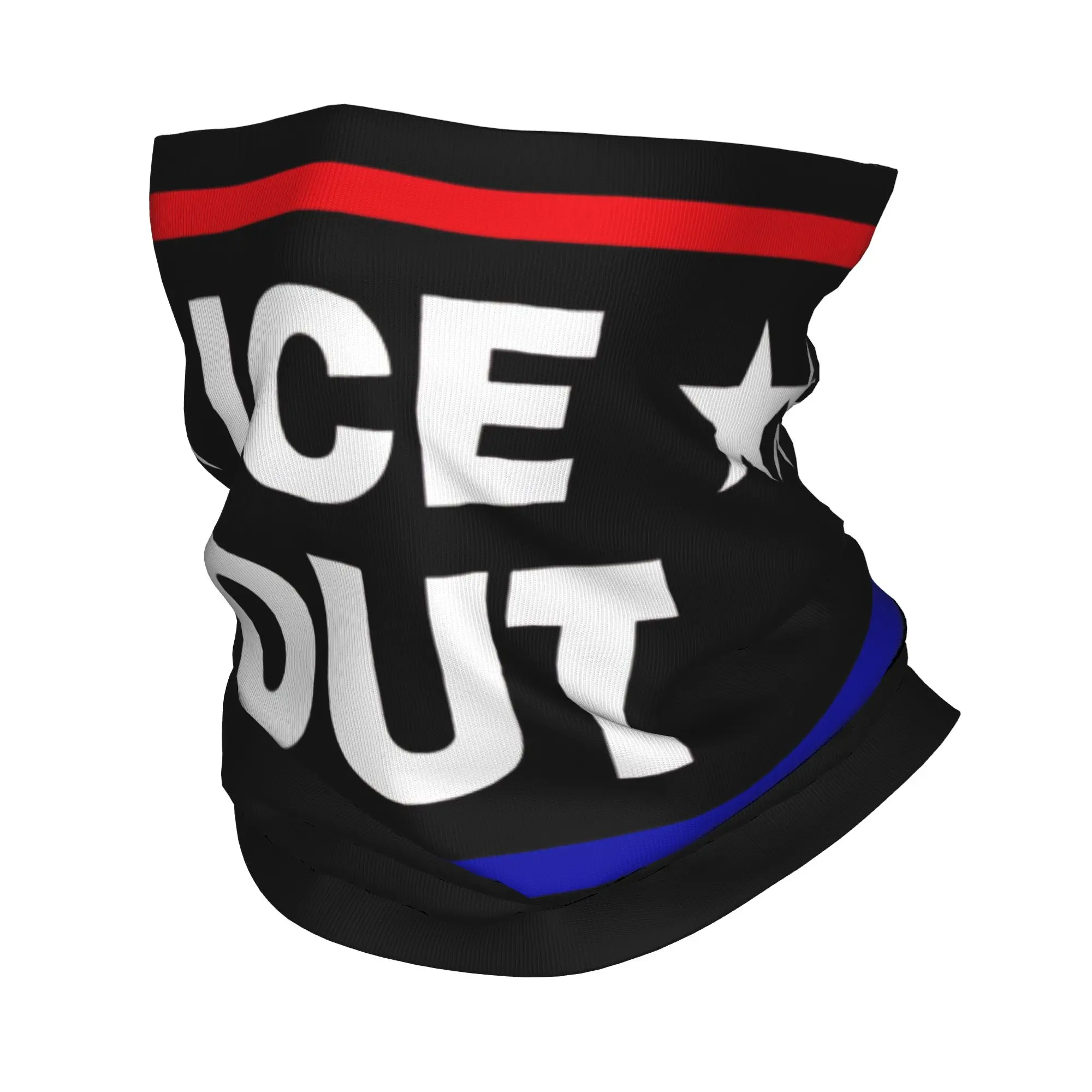 ice Out  Anti Ice Minneapolis Abolish Ice Merch Bandana Neck Cover  Face Scarf Multi-use Rider Headband for Men Women Windproof