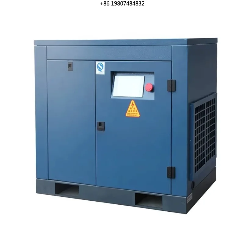 Screw Air Compressor for Auto Repair Shop 7.5-22kW Vertical Silent Design 380V for Tire Changing Impact Wrench