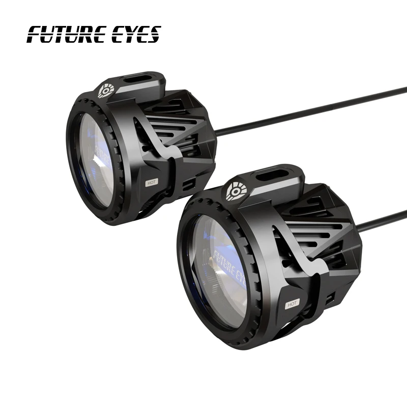 

FUTURE EYES PL40 180W Magnetic Switch Low High Beam Auxiliary LED Fog Light for Motorcycle External Kits