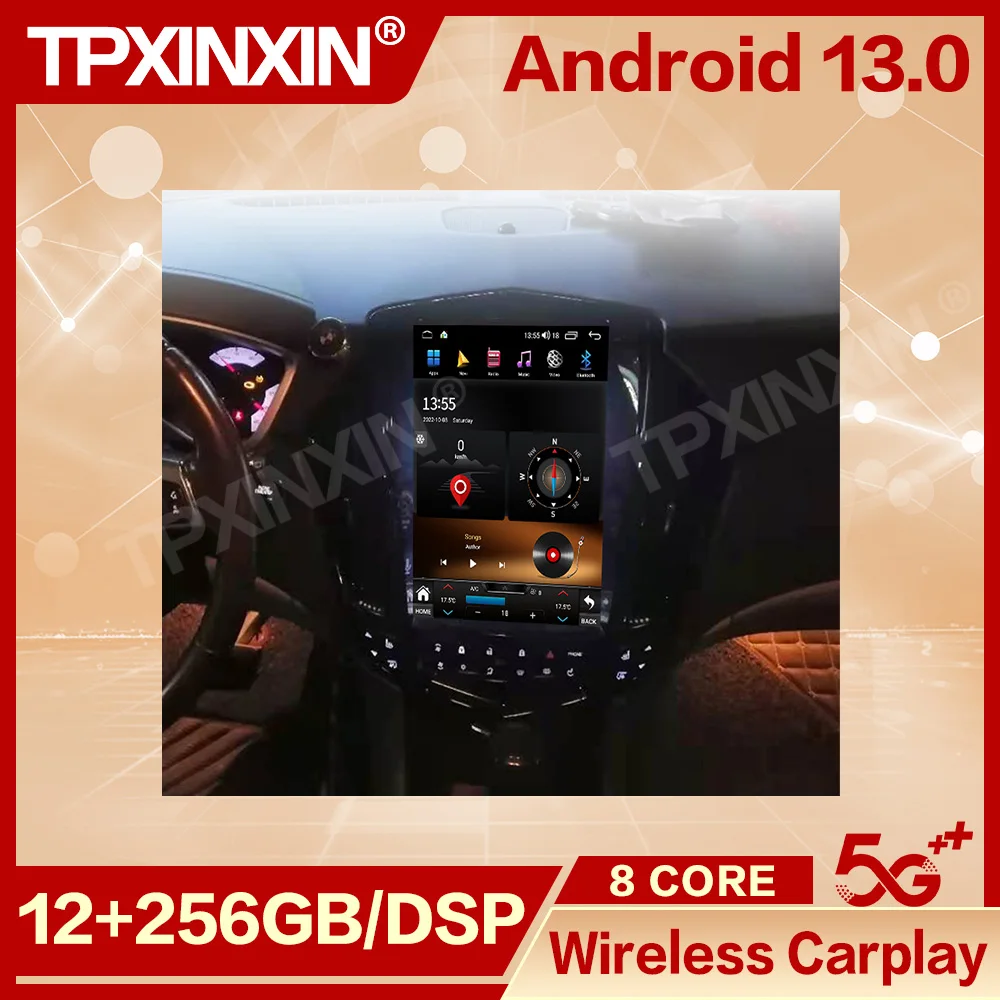 Android Radio Coche With Bluetooth For Cadillac SRX 2008 2009 2010 2011 2012 Car GPS Navi Automotive Multimedia Stereo Receiver