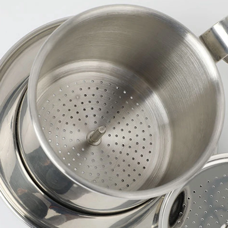 صانع القهوة بالتنقيط صانع القهوة الفيتنامية بالتنقيط، مع شاشة مرشح دقيقة قهوة فيتنامية