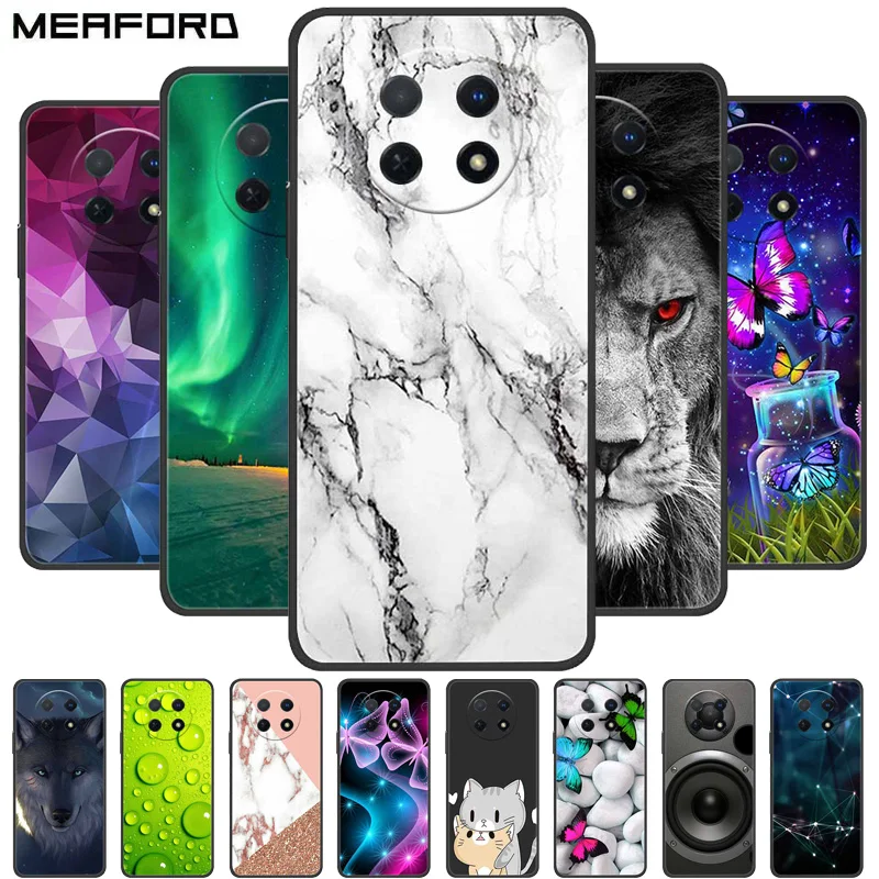 For Huawei Nova Y91 Case Y 91 Marble Soft silicone Shockproof Back Cover For Huawei Nova Y91 TPU Cases NovaY91 STG-LX2 Fundas