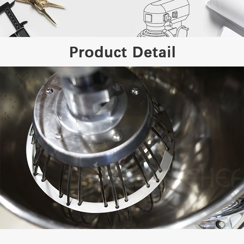 

3 Functions 30 Liter CE Approval Planetary Mixer with Bowl Mixer for Kitchen Cake Stand Mixer