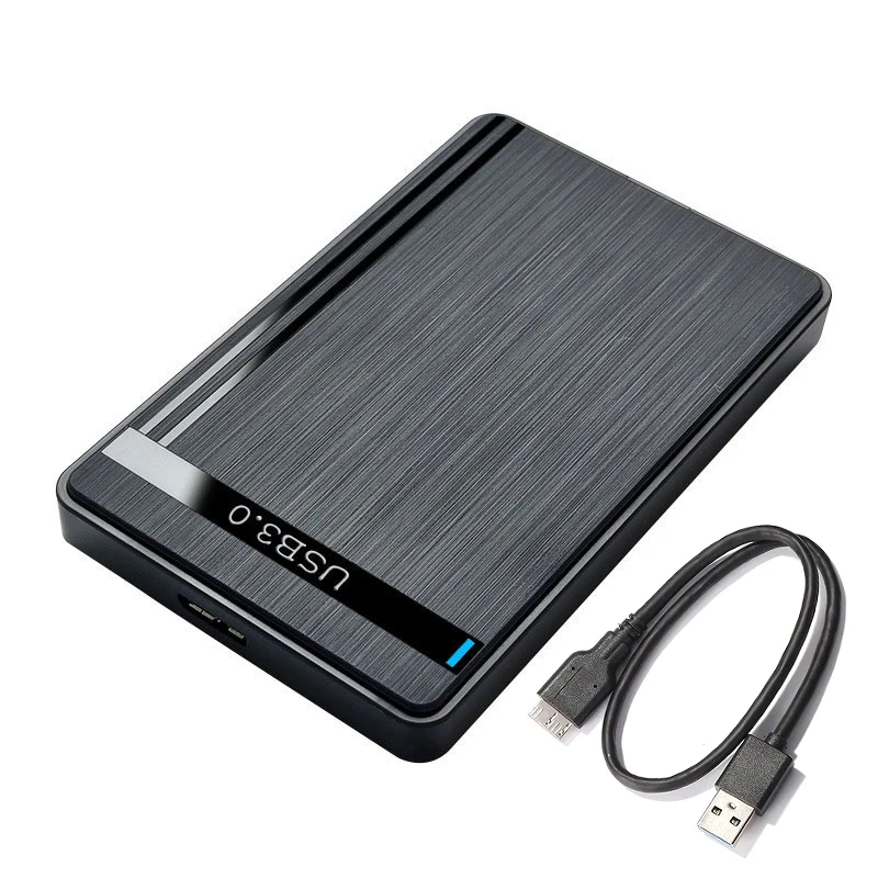 2.5Inch SATA to USB 3.0 HDD Enclosure Mobile Hard Drive Case For SSD External Storage HDD Box With USB 2.0 3.0 Cable ABS Plastic
