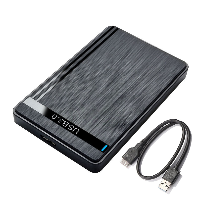  2.5Inch SATA to USB 3.0 HDD Enclosure Mobile Hard Drive Case For SSD External Storage HDD Box With USB 2.0 3.0 Cable ABS Plastic 