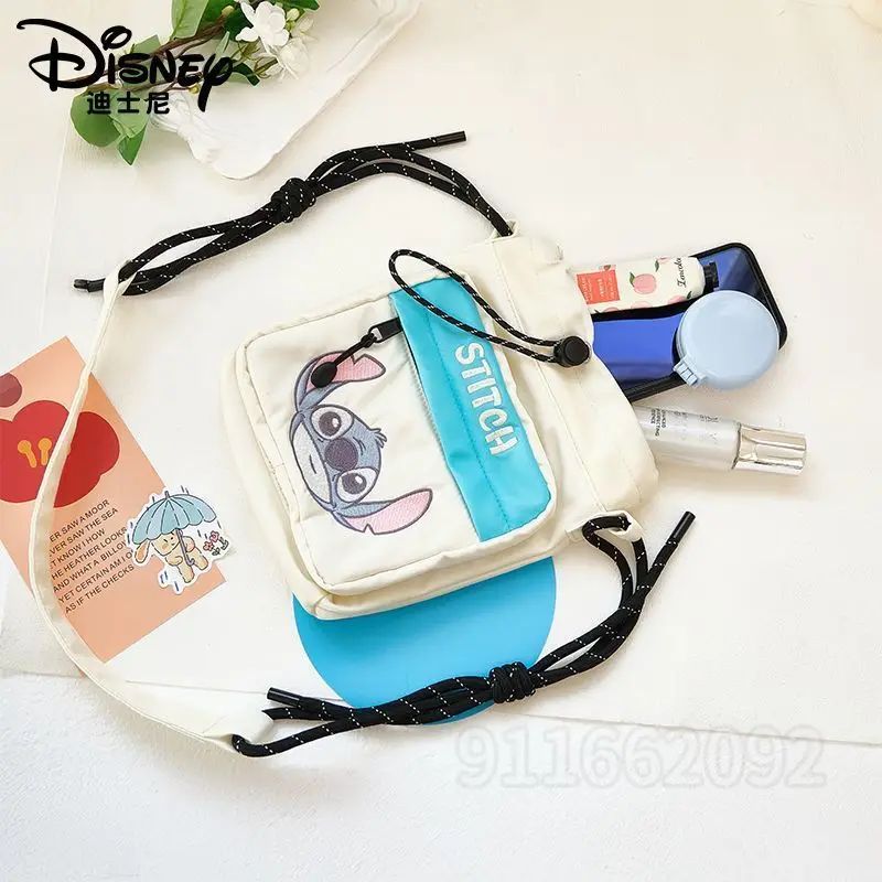 Disney Stitch Mini Women's Shoulder Bag Luxury Brand Mini Women's Shoulder Crossbody Bag Cartoon Cute Casual Phone Bag