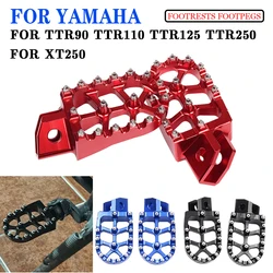 Motorcycle Accessories Foot Rests Pegs Footpeg Pedals FootRest For Yamaha XT250 TTR90 TTR110 TTR125 TTR250 XT 250 TTR 90 110 125