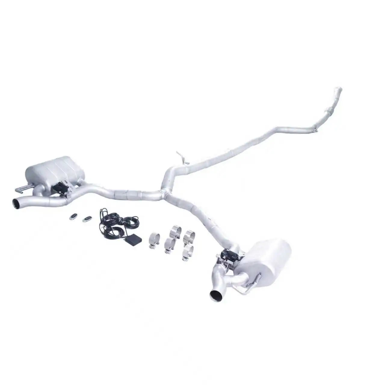 GFC exhaust/For 2019-2025 Benz GT50/CLS450/E53 3.0T X290 downspout + Catback stainless steel valve performance exhaust