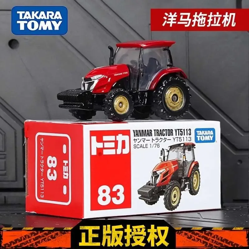 

TAKARA TOMY литой под давлением игрушечный трактор 83, коллекция моделей автомобилей из сплава YANMAR для мальчиков 824725