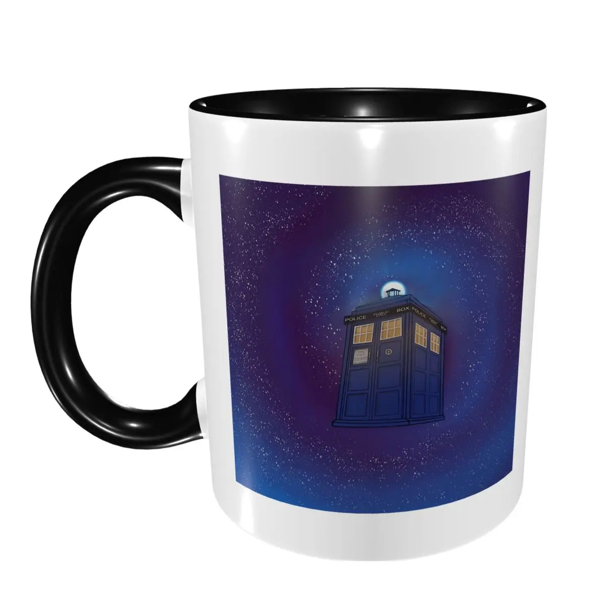 Taza de Cerámica Divertida de Tardis Doctor Who, Tazas de Café, Tazas de Té, Taza para Leche, Regalo para Amigos