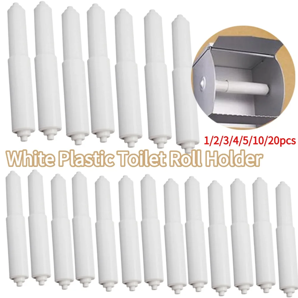 Ersatz Wc Rollen Papier Welle Weiß Wc Rollen Halter Roller Spindel Einsatz Frühling Für Badezimmer Wc Rollen Papier Rohr