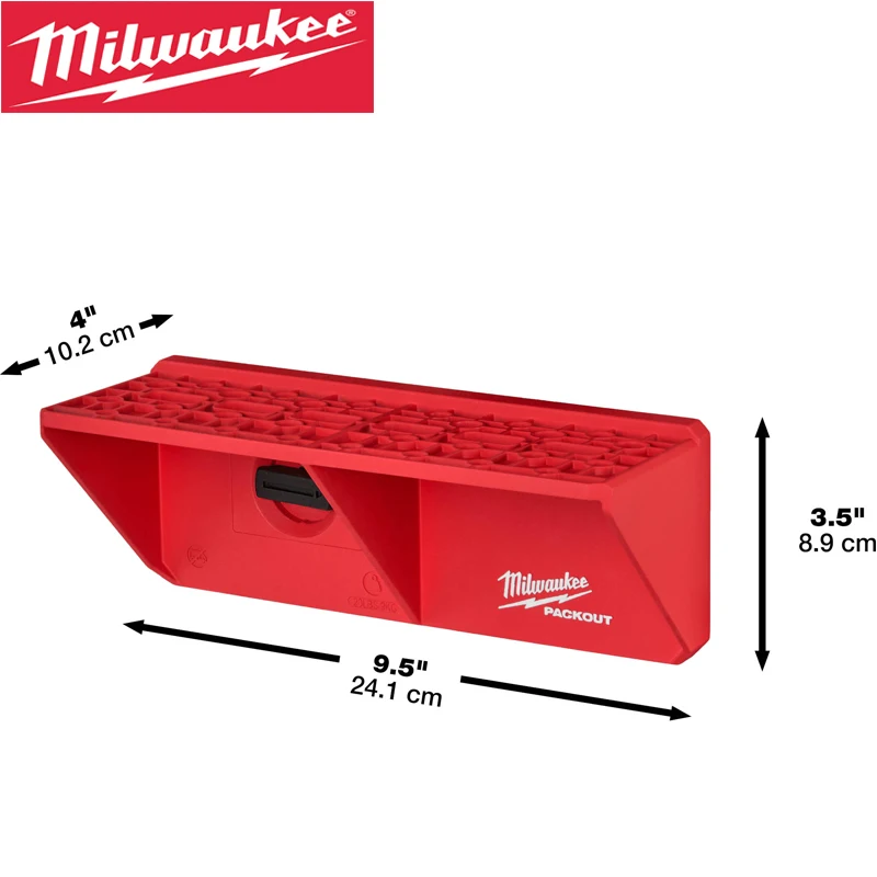 Milwaukee 48-22-8341 PACKOUT Screwdriver Rack Featuring 34 Multi-Size Slots Load Bearing 20 Pounds Tool Storage Spare Parts