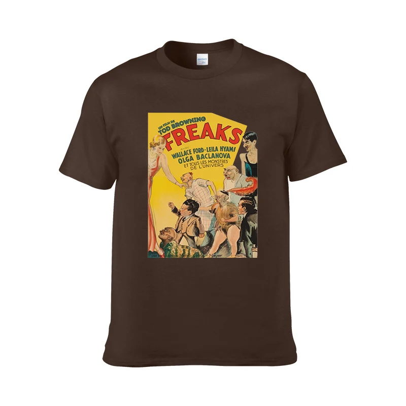 Freaks (1932) Tribute Tee: Vintage Cult Classic Movie Apparel قميص رعب قديم هدية لمحبي السينما