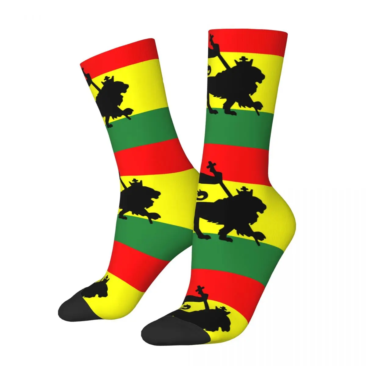 Rastafarian Rasta Lion Of Judah Socks Male Mens Women Winter Stockings Hip Hop