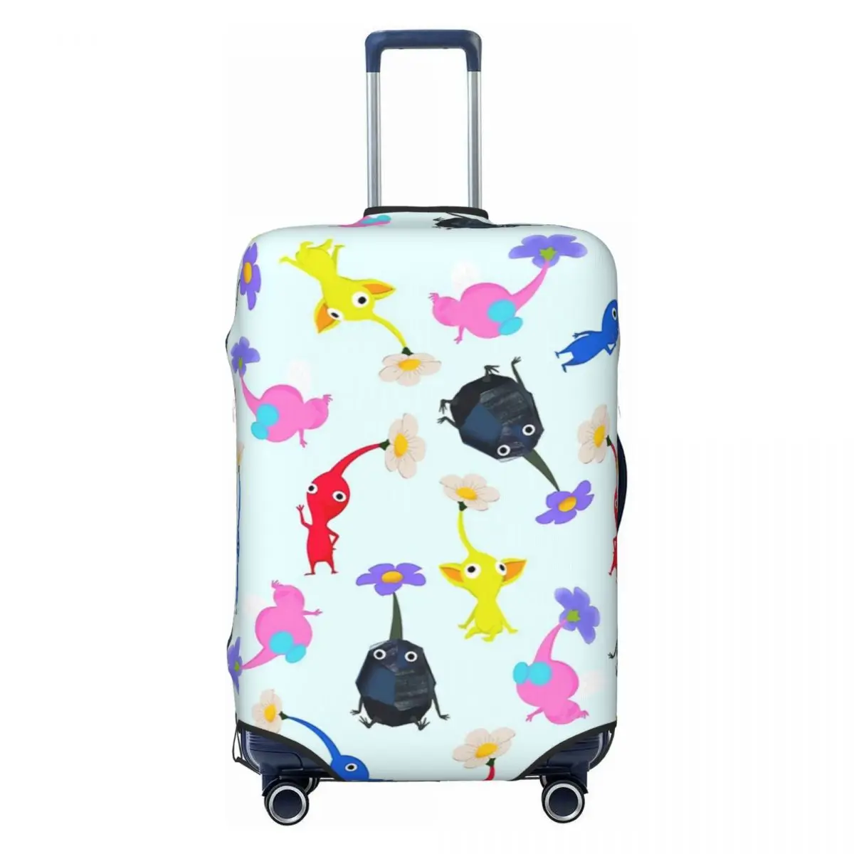 Pikmin Imprimir Bagagem Protetora Poeira Cobre Elastic Impermeável 18-32inch Suitcase Cover Viagem Acessórios