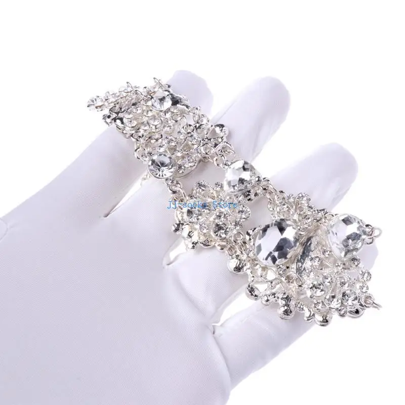 37JB قفازات قطنية بيضاء مجوهرات قفازات للرجال والنساء اليد الجافة الحرف الفنية التعامل مع قفازات العمل عملة مجوهرات التفتيش قفاز #5