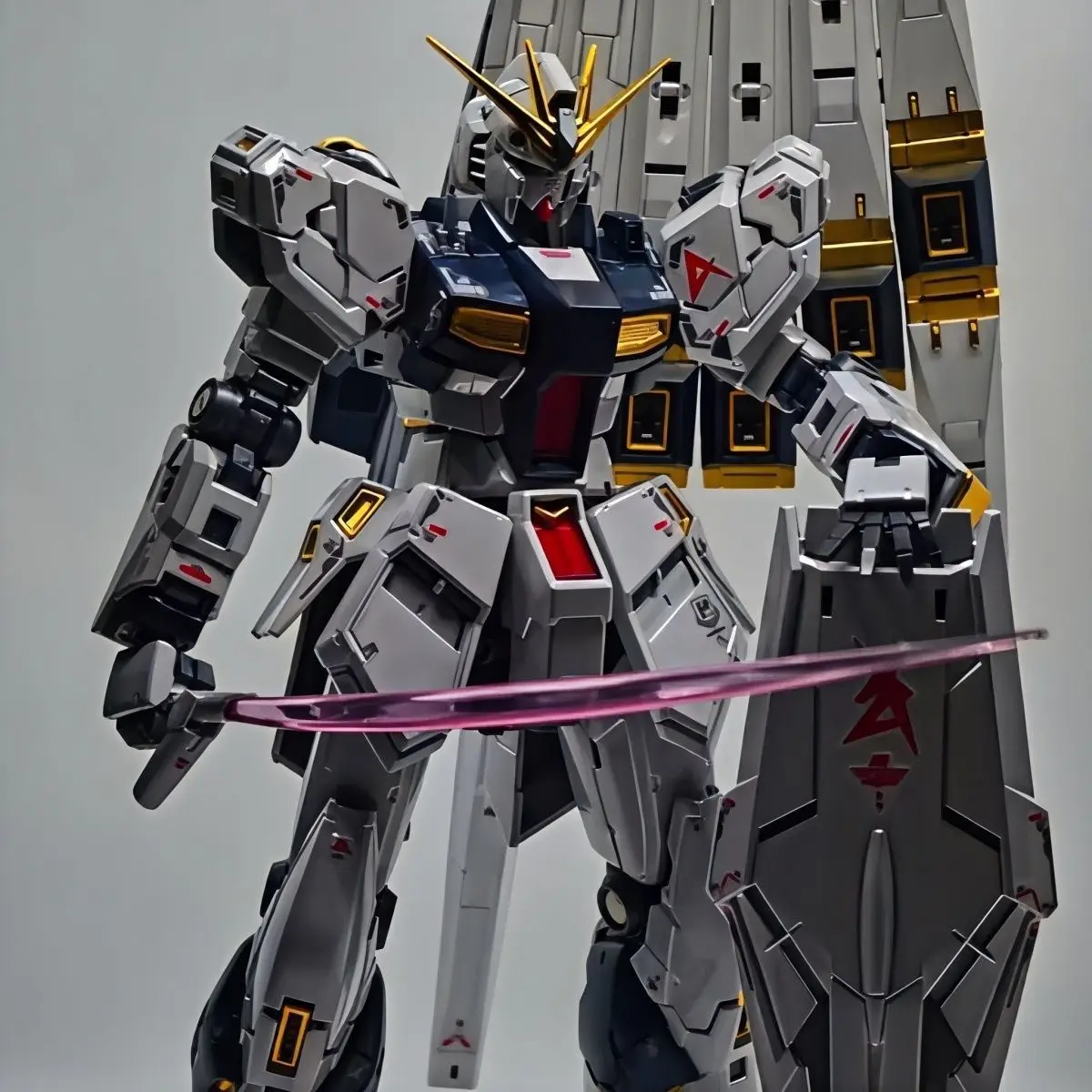 1/144 GAOGAO RG V Nu التيتانيوم Finishi زعنفة مزدوجة قمع عمل الشكل التجمع أطقم منمذجة جمع لعبة مزخرفة هدية #4