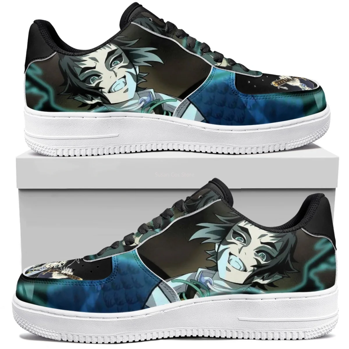 أحذية أنمي كوروساكي مخصصة ، أحذية منخفضة القطع ، أحذية رياضية ذات روح شريرة ، أسلوب هزلي لطيف ، إكسسوارات تأثيري ، هدايا للذكور و الإناث