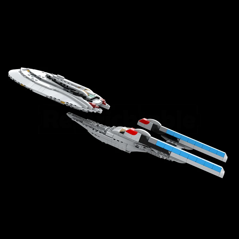 963PCS space Movie Star Treken MOC USS Enterprise NCC-1701-E Space ship model DIY creative ideas child Toy Assembly Puzzle Gift