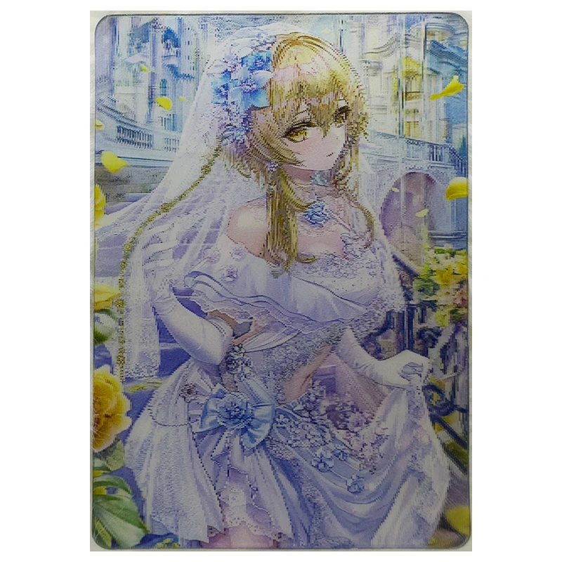 อะนิเมะเทพธิดา Story DIY ACG การหักเหสะสมการ์ด Furina Ganyu Raiden Shogun Lynette Nahida ของเล่นเด็กวันเกิด