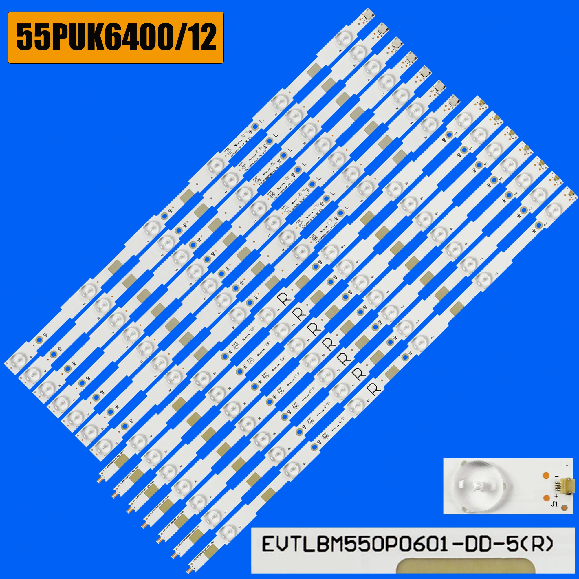 

Лента светодиодной подсветки для 55PFF5650/T3 55PUX6400/88 NS-55DR710NA17 55PUH6101/88 55PFK5500/12 BDL5530QL 55PUT6101/12 55PUH4900/88