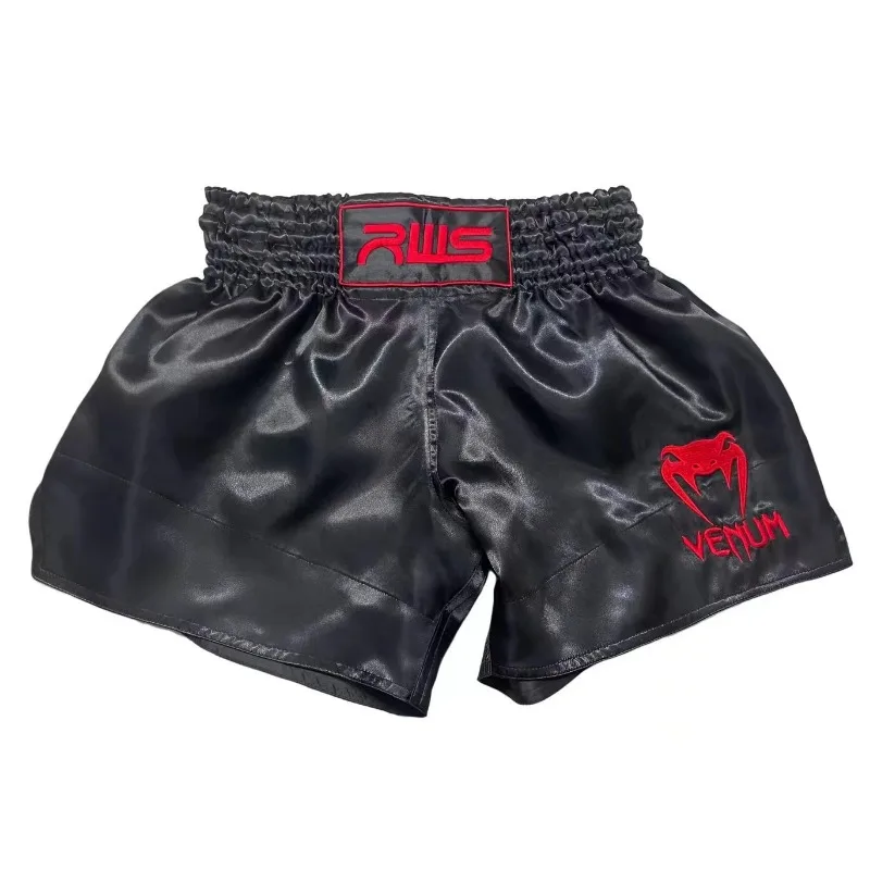 Pantalones cortos de entrenamiento MMA, Shorts de lucha para gimnasio, Fitness, deportes de combate, estilo bordado, bañadores de boxeo, originales