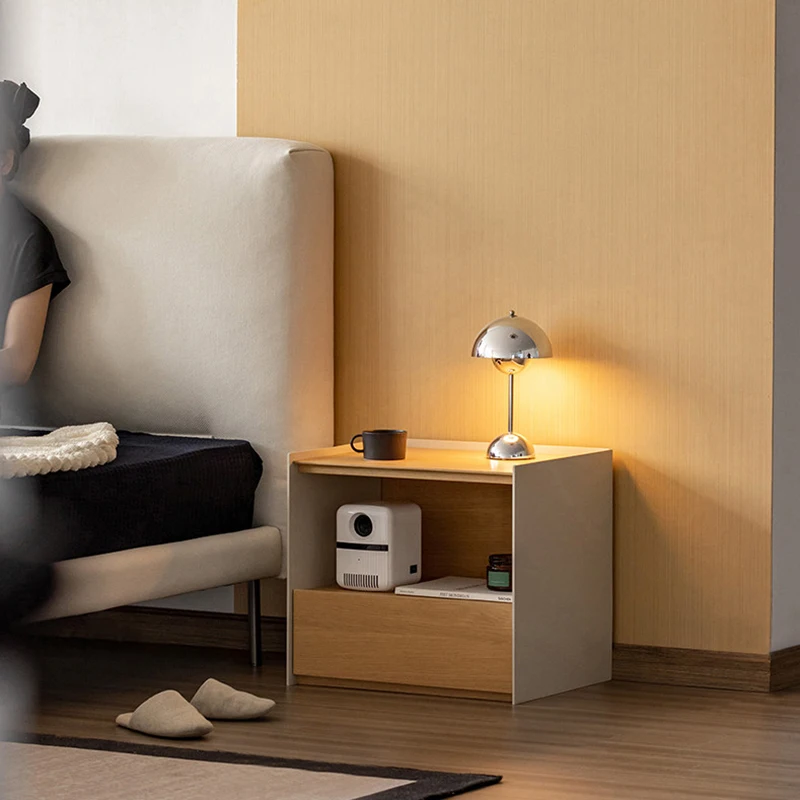 Premium Unique Glamour Bedroom Bedside Table Luxury Elegant Nightstands Aesthetic Nordic Home Furniture velador de dormitorio