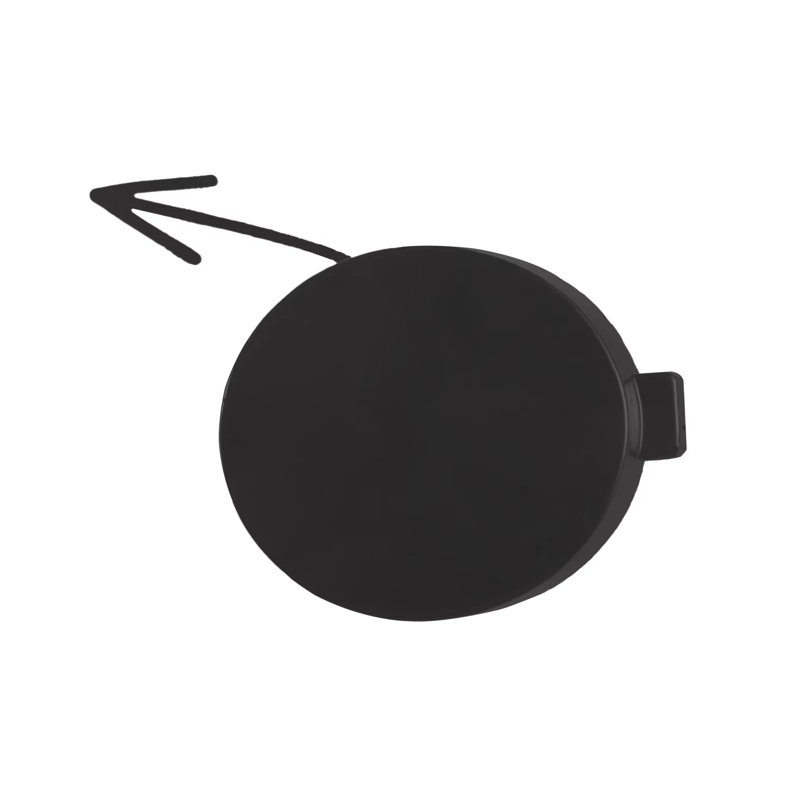 

1PC Front Bumper Tow Towing Eye Hook Cap Cover Fit For Volkswagen Polo 2009-2014 Bumper Tow Eye Hook Cover Cap 6R0807241