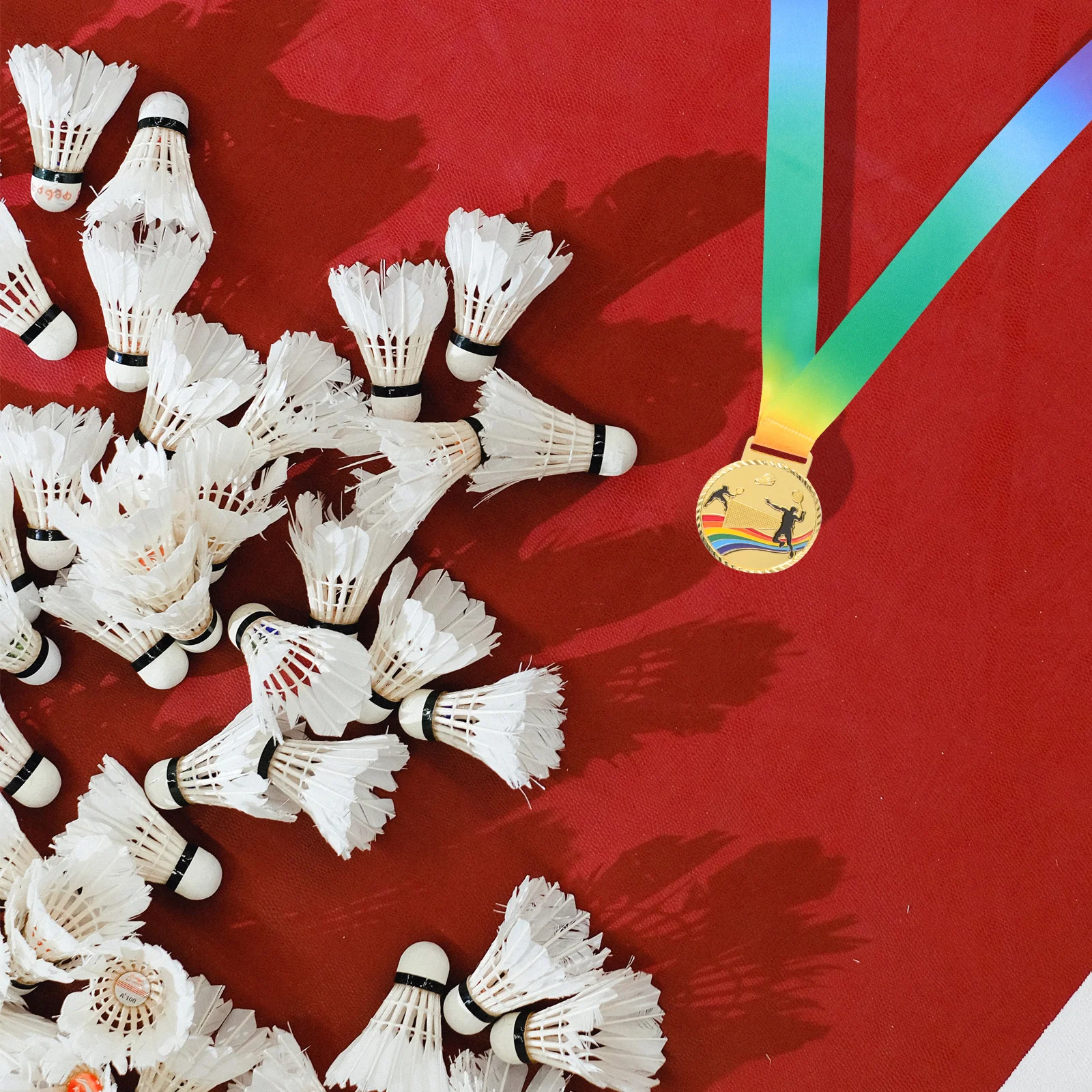 

2Pcs Creative Badminton Medals for Kids School Competitions Decorative Awards Badminton Medals for Kids Reward Prize